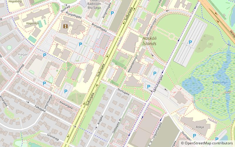 Instituto Árni Magnússon para los Estudios Islandeses location map