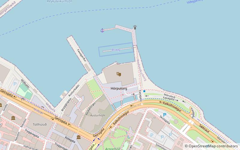 Harpa Concert Hall location map