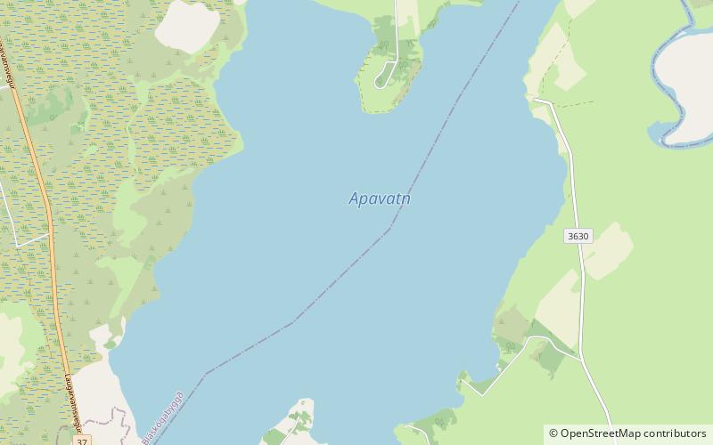 Apavatn location map