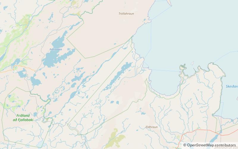Langisjór location map