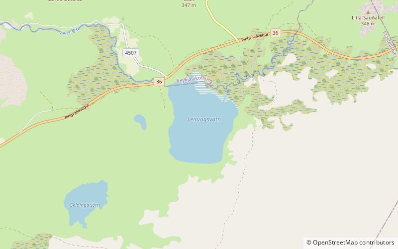 leirvogsvatn location map