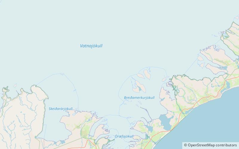 Esjufjöll location map