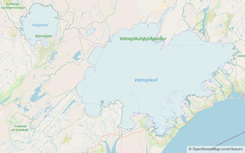 Jökulsárlón location map