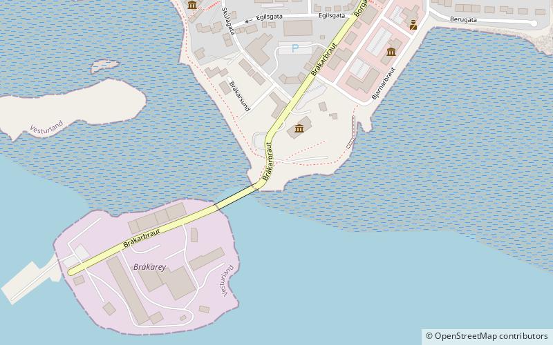 Brákarsund location map