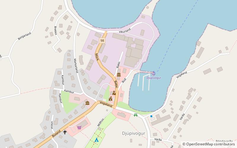 langabud djupivogur location map