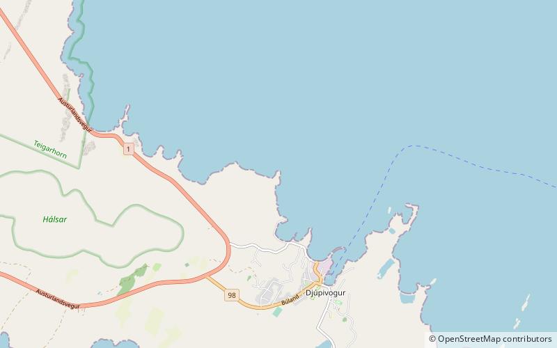 Phare d'Æðarsteinn location map