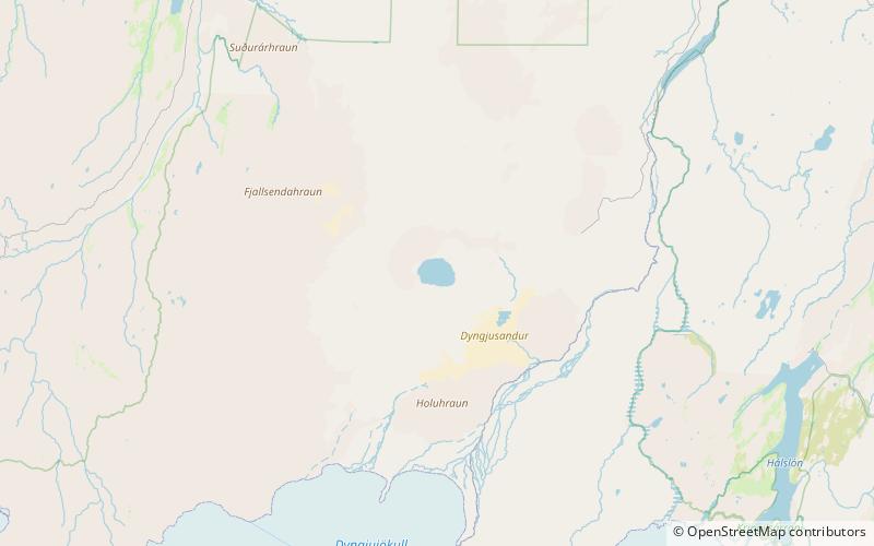 Öskjuvatn location map