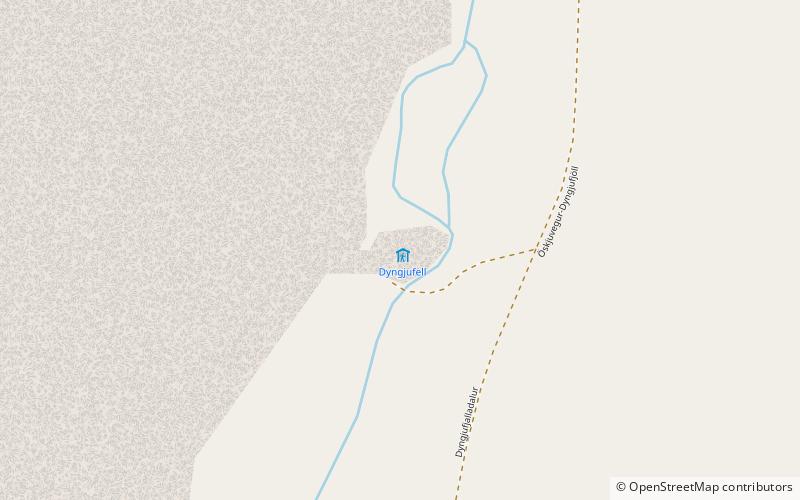 Dyngjufell location map