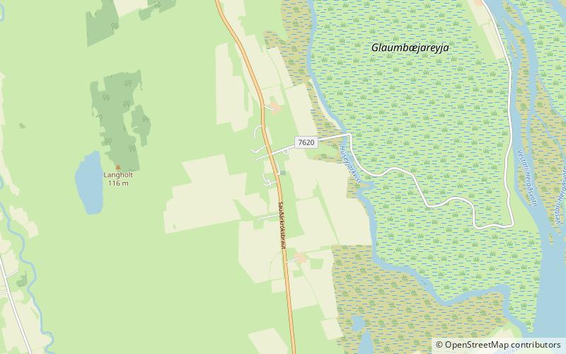 Glaumbær location map
