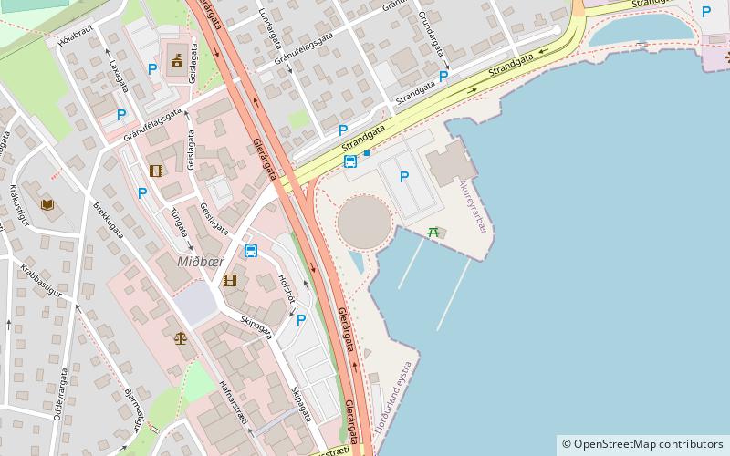 menningarhusid hof akureyri location map