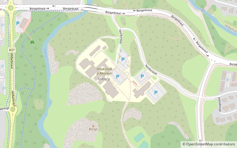 Universität Akureyri location map
