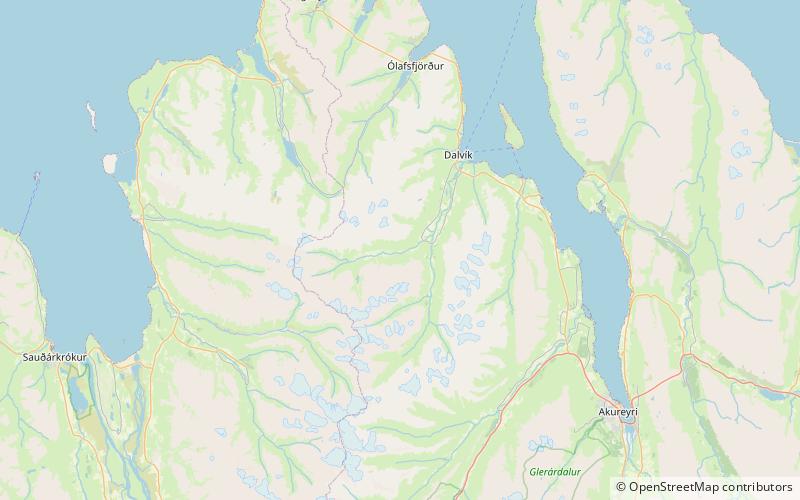 Svarfaðardalur location map