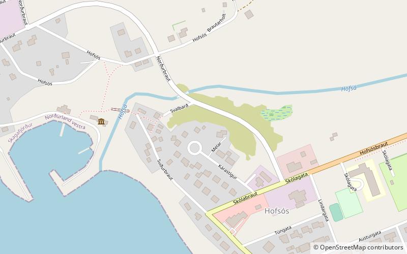 Hofsós location map