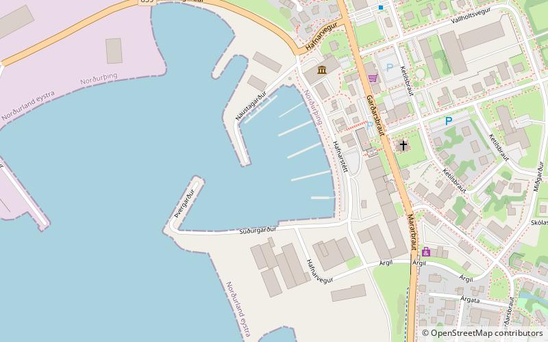 husavik port location map