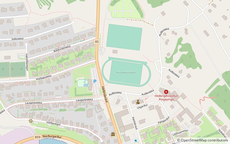 Húsavíkurvöllur location map