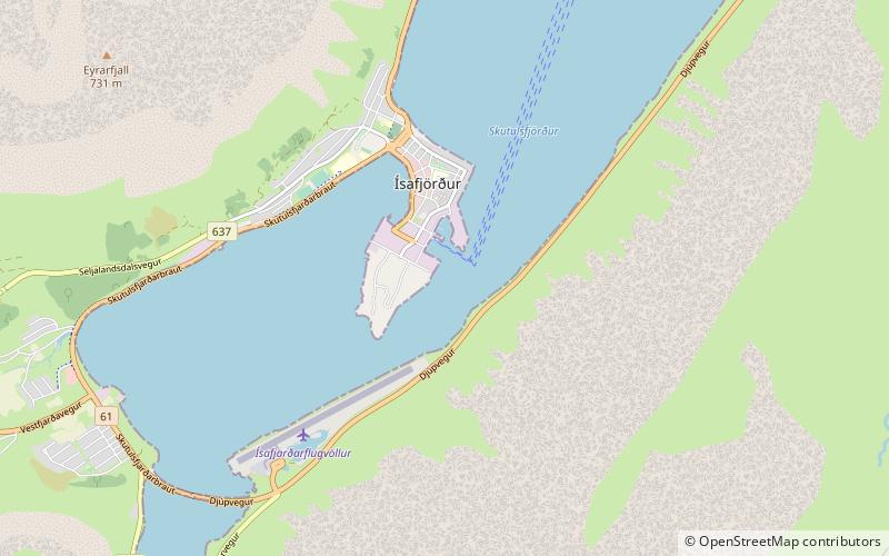 ithrottarhusid a torfnesi isafjordur location map