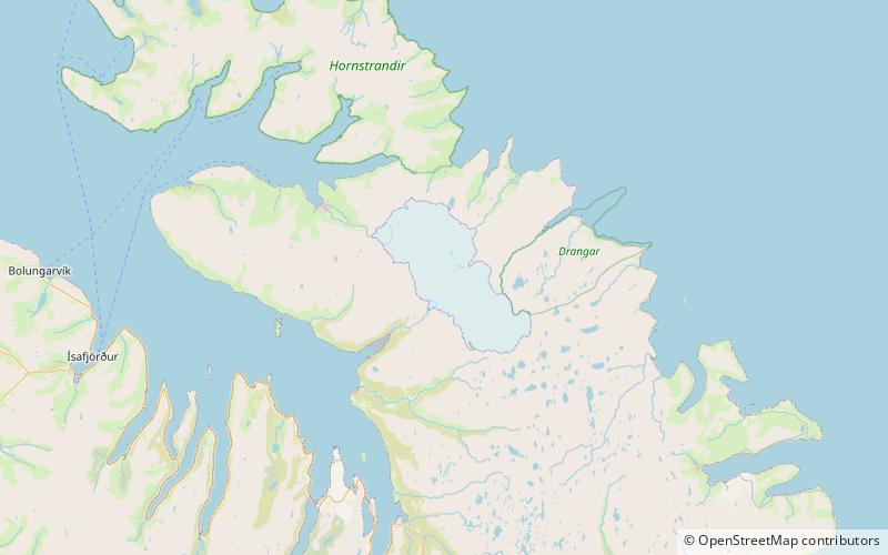 Drangajökull location map