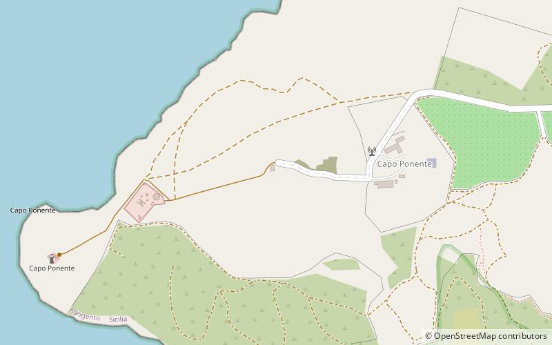 LORAN-C transmitter Lampedusa location map