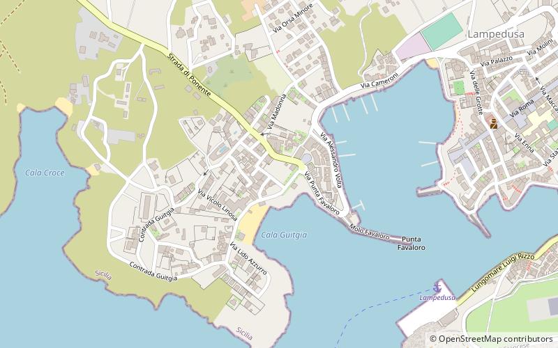 Lampedusa e Linosa location map
