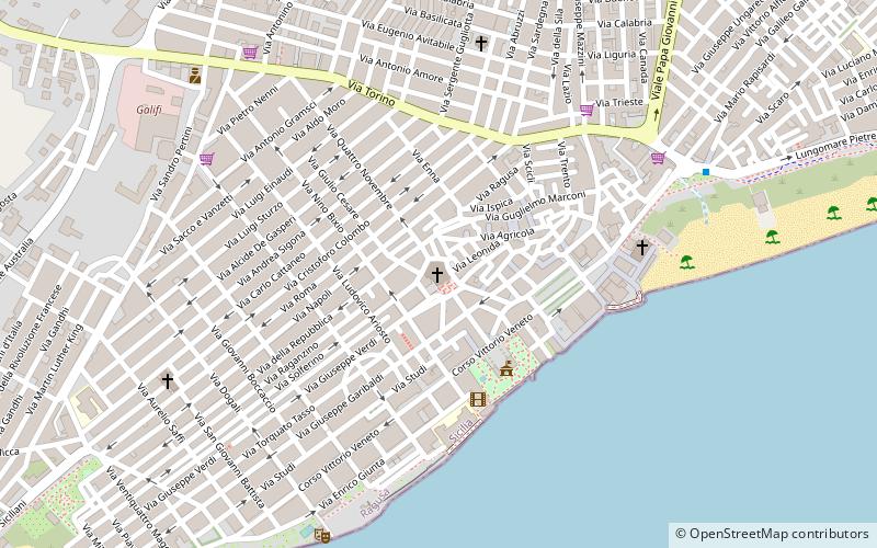 San Pietro Church location map