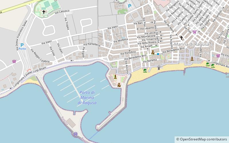 Porto Turistico di Marina di Ragusa location map