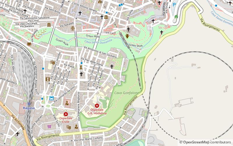 AVIS Ragusa location map