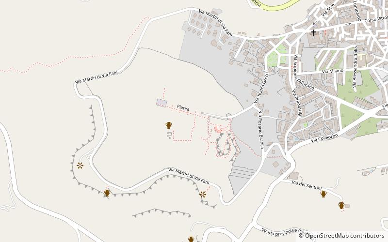Acras location map