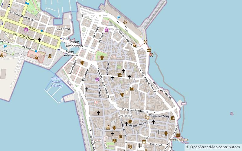 museo leonardo da vinci e archimede siracusa syrakuzy location map