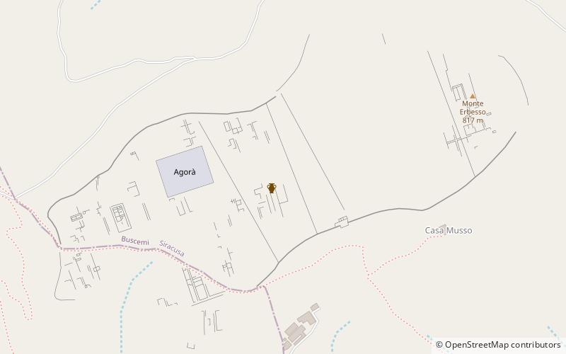 Casmenae location map