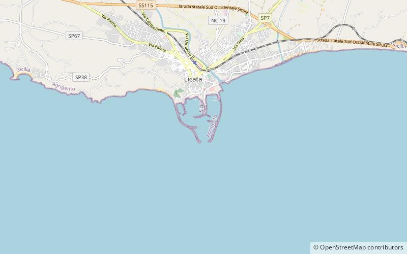 Porto di Licata location map