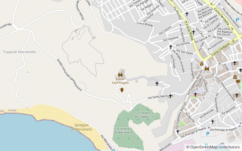 Castel Sant'Angelo location map