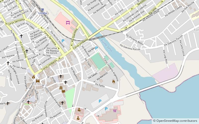 stadio dino liotta licata location map