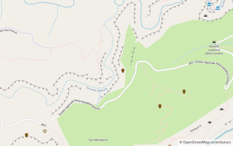 Necrópolis de Pantálica location map