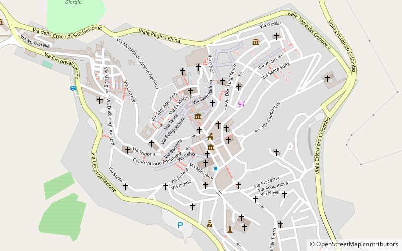 Escalinata de Santa María del Monte location map