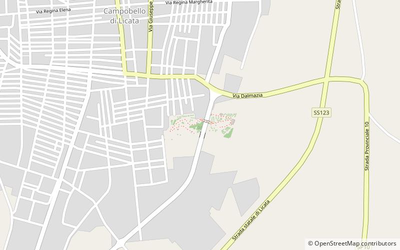 Parco della Divina Commedia location map