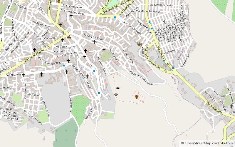 Area Archeologica Castellaccio location map