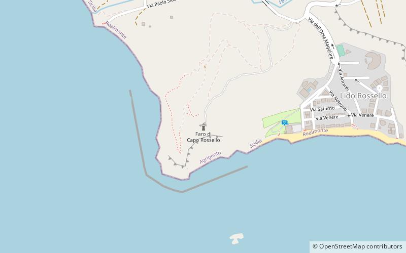 Accesso spiaggia location map