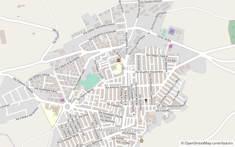 Mirabella Imbaccari location map