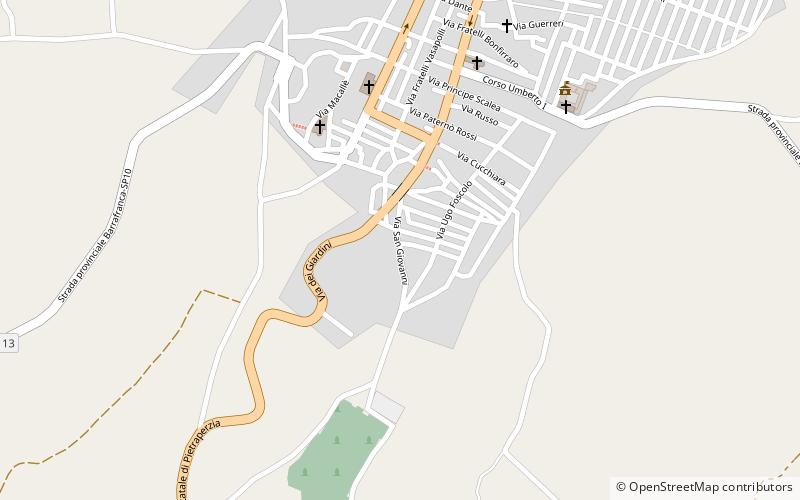 Barrafranca location map