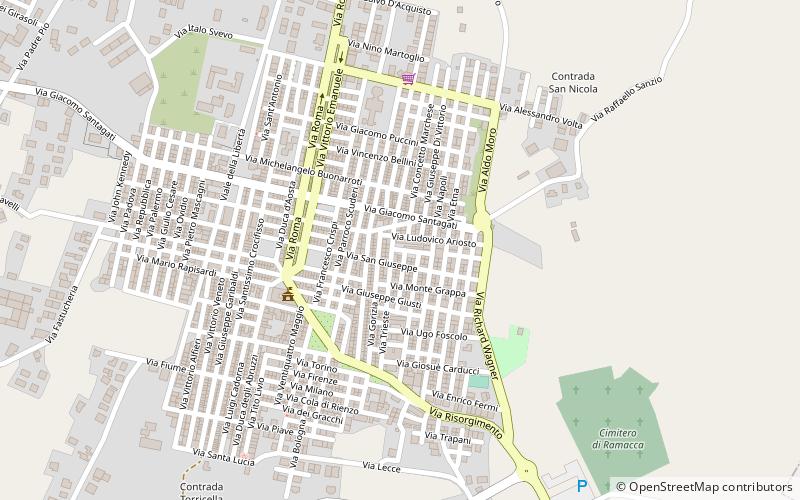 Ramacca location map
