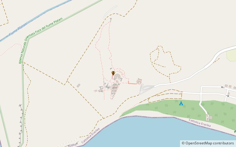 Eraclea Minoa location map