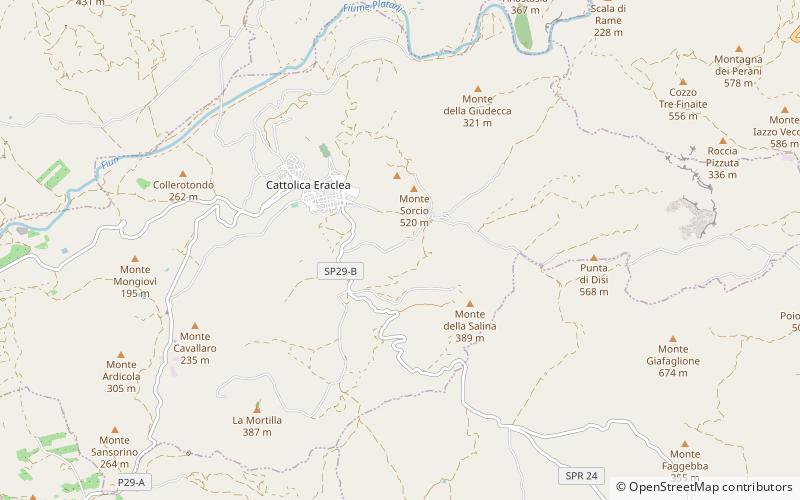 Cattolica Eraclea location map