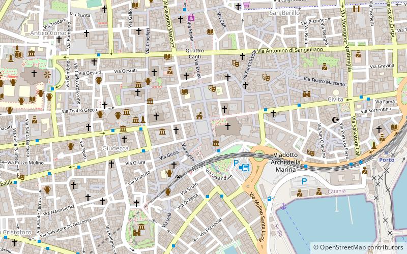 Piazza del Duomo location map