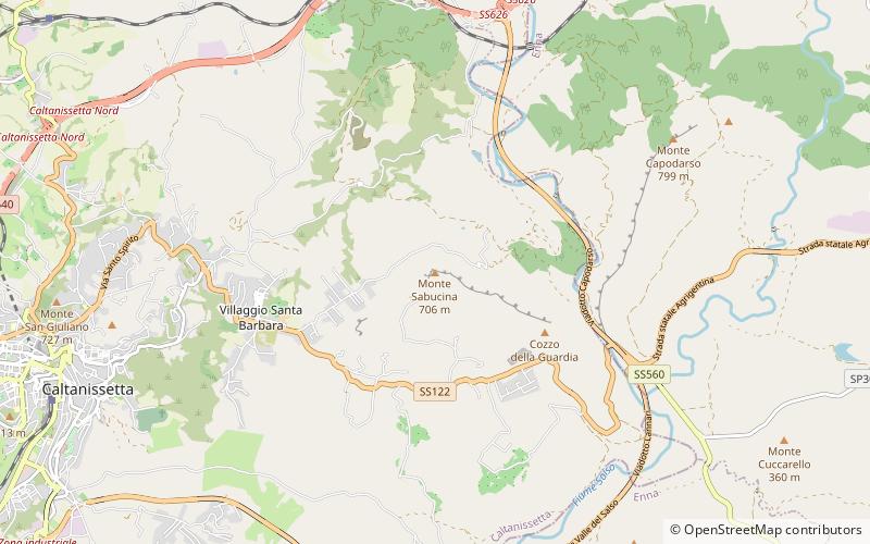 Sabucina location map