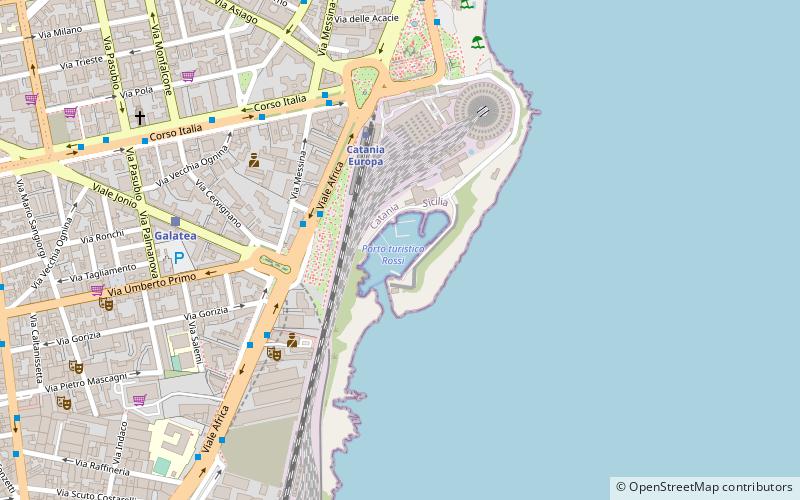Porto turistico Rossi location map