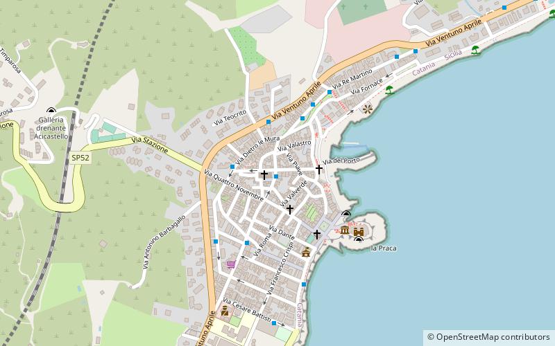 Aci Castello location map