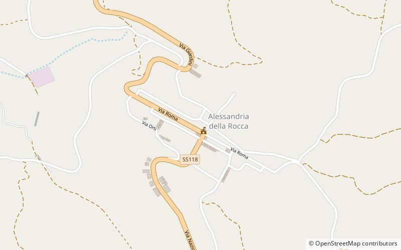 Alessandria della Rocca location map
