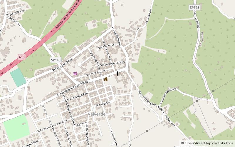 Santuario Santa Maria di Valverde location map