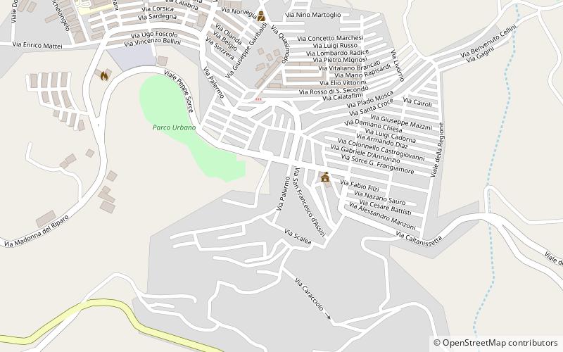 Mussomeli location map