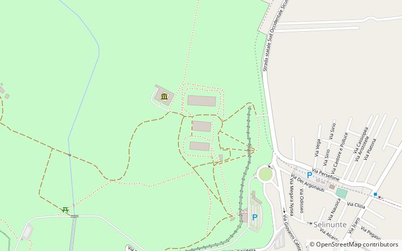 Temple F location map